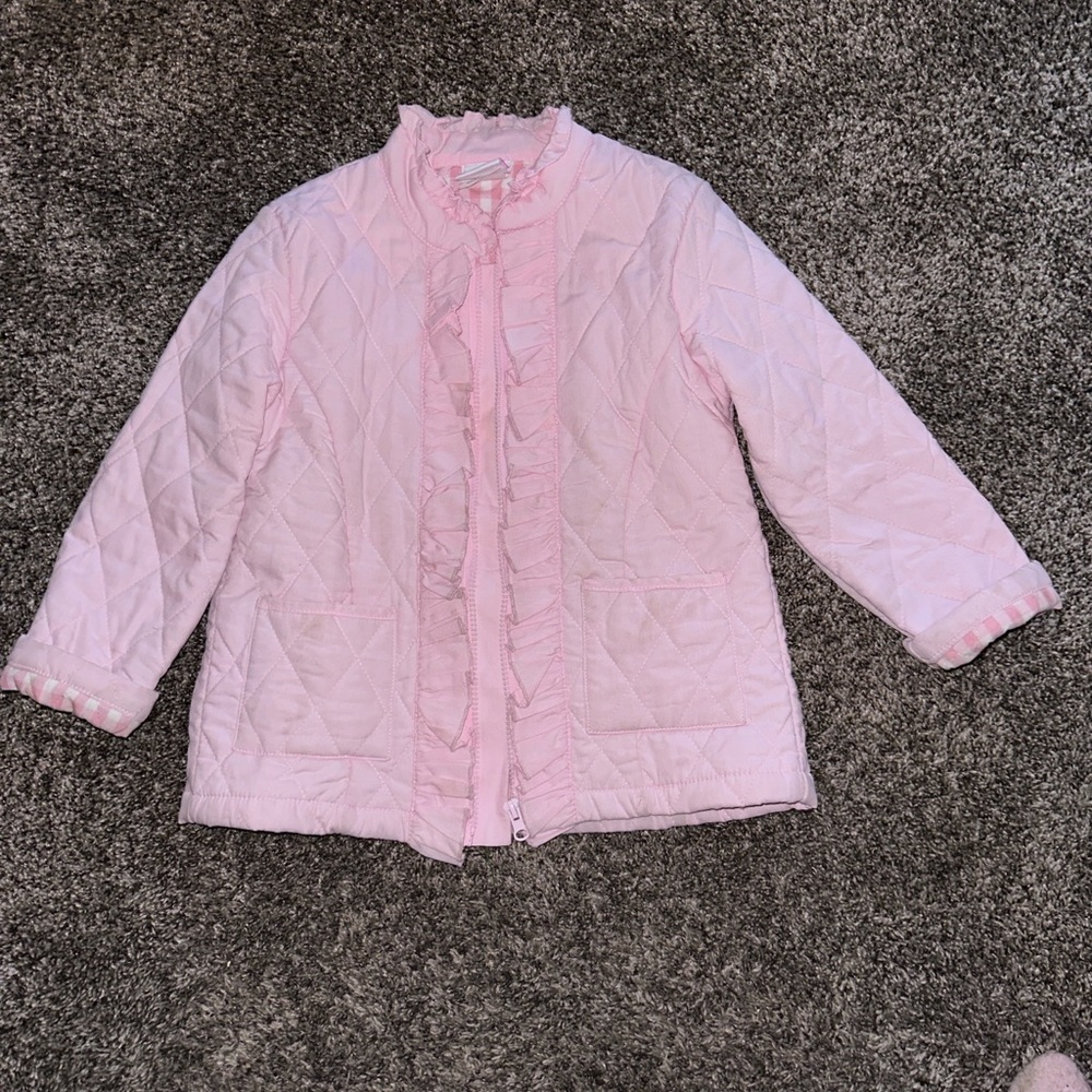Pink Quilted Kids Jacket